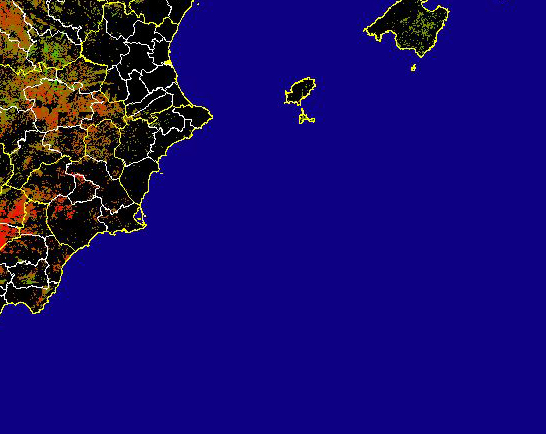 Imagen de Diferencias acumuladas NDVI: Comparativa entre los índices de vegetación acumulados de enero a junio del año actual y los de la media histórica