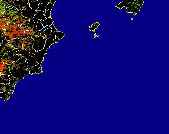 Imagen de Diferencias NDVI: Comparativa entre los índices de vegetación del mes de Enero del año actual y los de la media histórica - Sureste