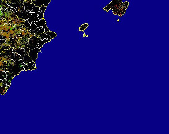 Imagen de Diferencias NDVI: Comparativa entre los índices de vegetación del mes de Enero del año actual y los de la media histórica - Sureste