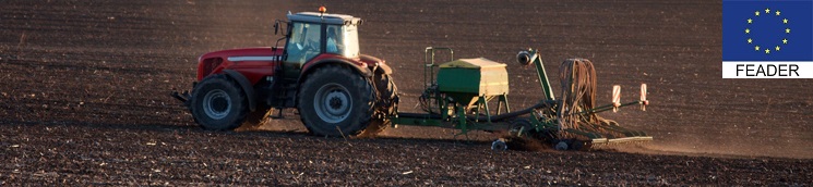 Tractor con aperos