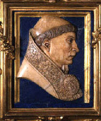 Retrato del cardenal Cisneros de Felipe Bigarny. Universidad Complutense Madrid