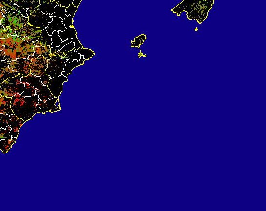 Imagen de Diferencias NDVI: Comparativa entre los índices de vegetación del mes de Enero del año actual y los de la media histórica - Sureste