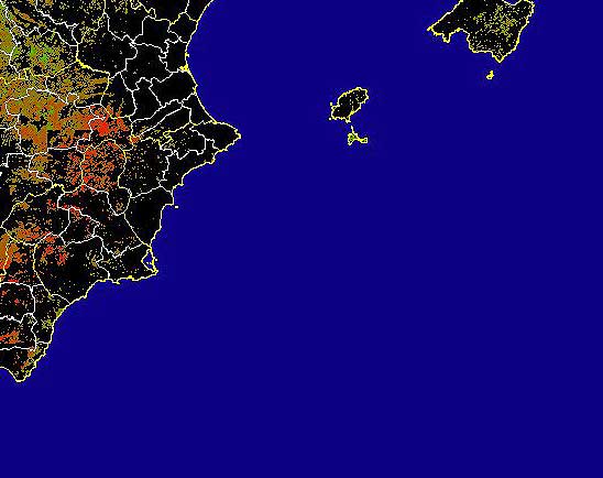 Imagen de Diferencias acumuladas NDVI: Comparativa entre los índices de vegetación acumulados de enero a mayo del año actual y los de la media histórica