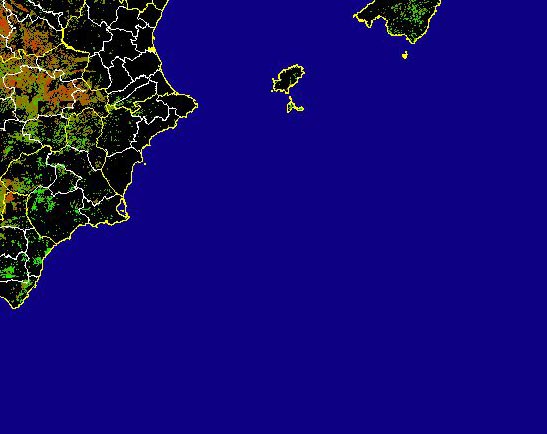 Imagen de Diferencias NDVI: Comparativa entre los índices de vegetación del mes de Enero del año actual y los de la media histórica - Sureste