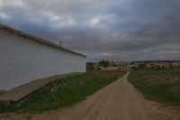 Views on arrival at La Parra de las Vegas from the shrine of San Roque