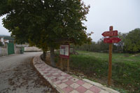 Information panel in Valdeganga de Cuenca