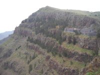 Situación privilegiada del Mirador del Santo, colgado de las paredes del Lomo del Carretón