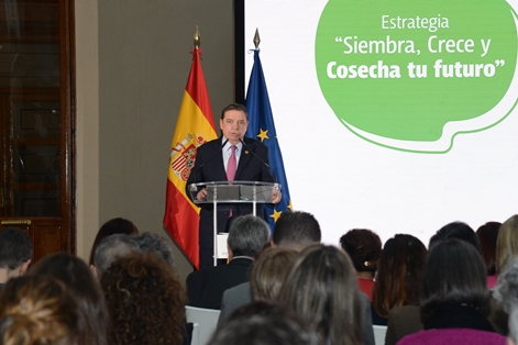 Hoy, en la sede del ministerio  