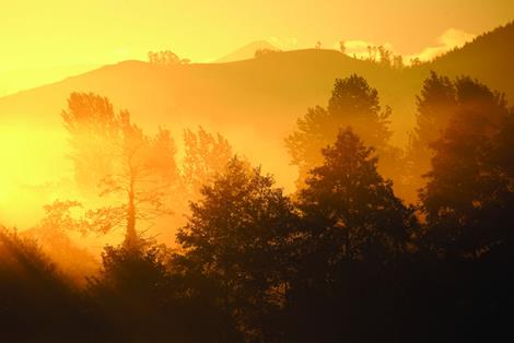 Atardecer en Liaño