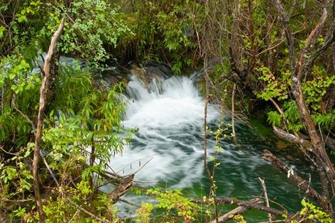 River Almagrero before it meets the River Júcar