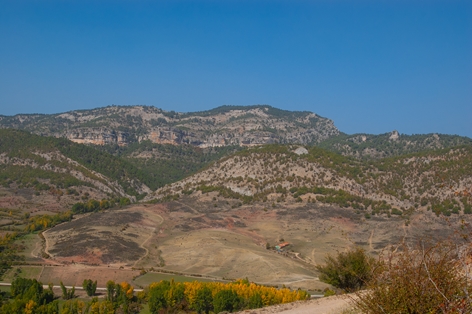 Classic landscape in the Serranía de Cuenca Natural Park