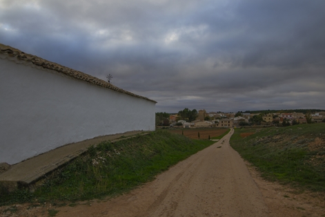 Views on arrival at La Parra de las Vegas from the shrine of San Roque