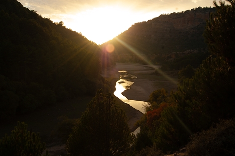 Nightfall on the River Júcar