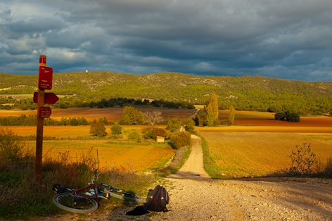 Looking back from the Júcar Nature Trail