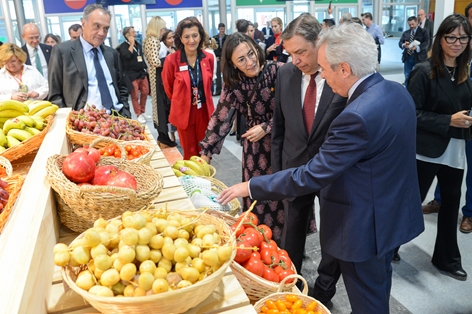 Hoy, en la inauguración de la feria Fruit Attraction 2024 foto 3