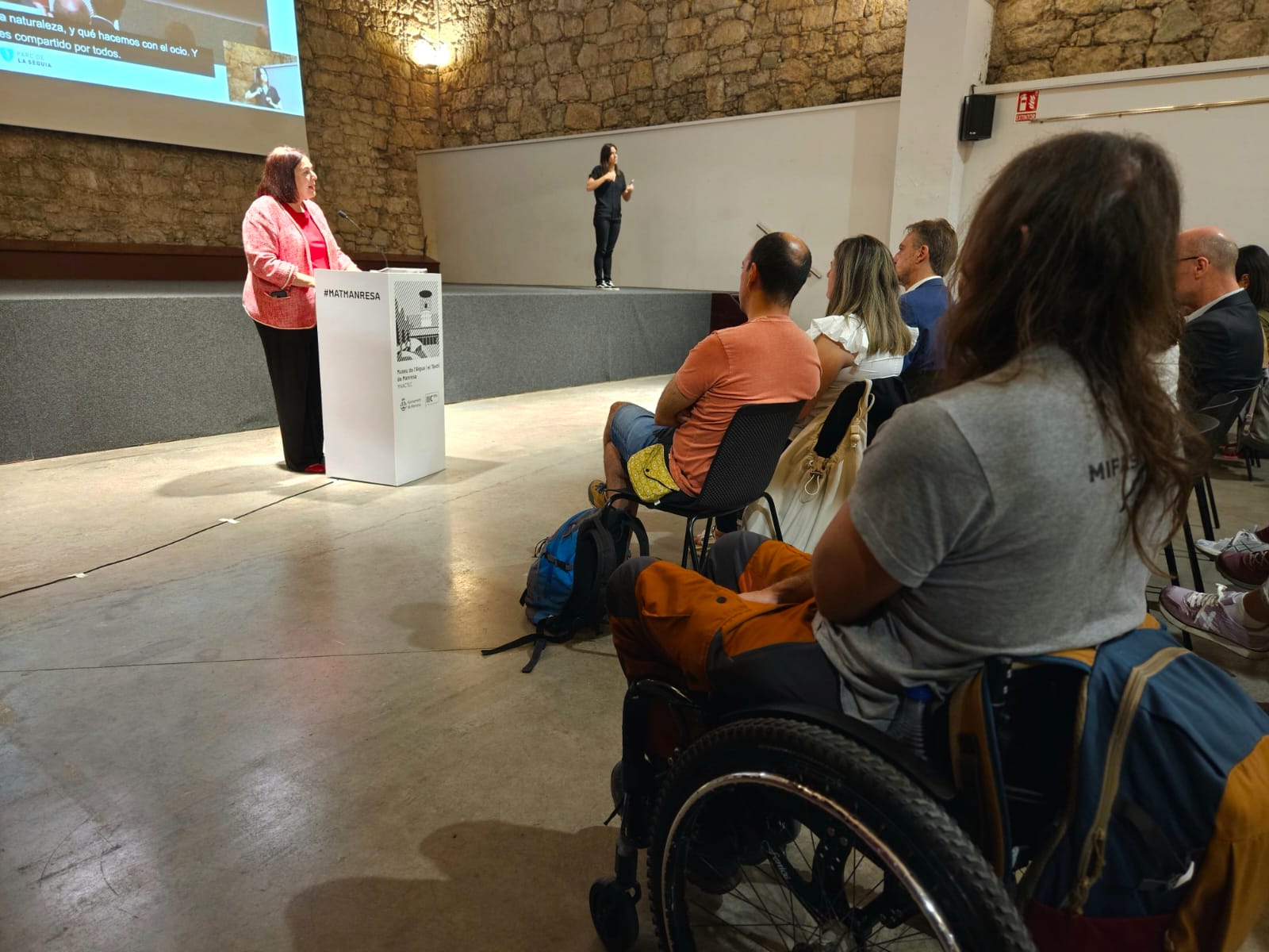 
				
			
				Durante las Jornadas Técnicas para Fomentar la Accesibilidad en la red de Caminos Naturales
			
				