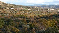 Panorámica de Radiquero y su entorno desde las inmediaciones de la ermita de Santa Águeda