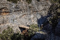 El puente de las Bruxas, sobre el barranco de Cautiecho