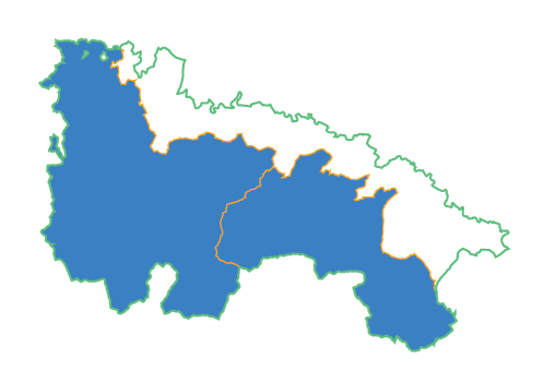 Mapa de la Comunidad de La Rioja