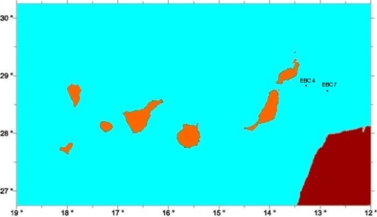 Mapa de situación del las Islas Canarias