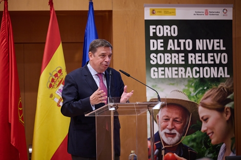 En el Foro de alto nivel sobre el relevo generacional en el sector agrario, que se ha celebrado hoy en Pamplona 