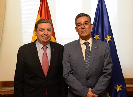 Hoy, en la sede del Ministerio   foto 2