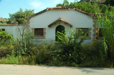 Antiguo apeadero de la localidad de Alcañiz