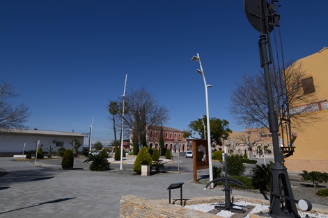 Inicio del camino, junto a la estación de Carcaixent