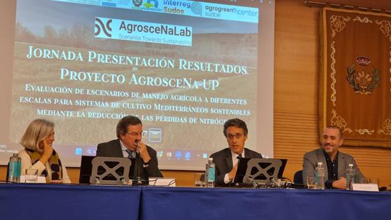 Hoy, en la clausura de la Jornada de presentación de los resultados del proyecto AgroSceNa-up 