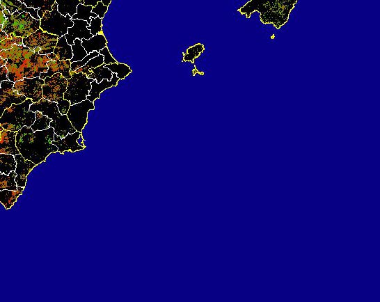 Imagen de Diferencias NDVI: Comparativa entre los índices de vegetación del mes de Enero del año actual y los de la media histórica - Sureste