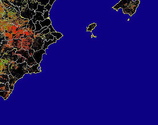 Imagen de Diferencias NDVI: Comparativa entre los índices de vegetación del mes de Mayo del año actual y los de la media histórica