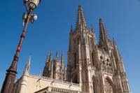 La catedral de Burgos desde el Camino Natural