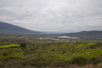 Vistas del valle del Ambroz desde el final del camino