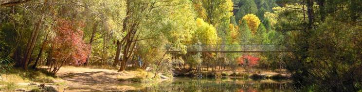 camino natural del Tajo en la Laguna Taravilla