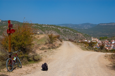 Vistas de Huélamo y de la Serranía de Cuenca