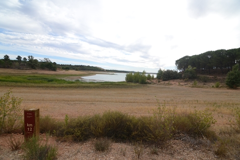 Una de las colas del embalse de Alarcón (arroyo de la Dehesa)