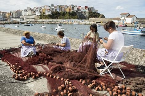 Redeiras de la localidad de Malpica de Bergantiños