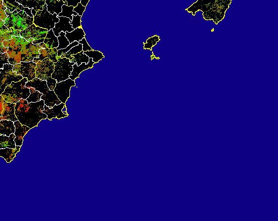 Imagen de Diferencias NDVI: Comparativa entre los índices de vegetación del mes de Marzo del año actual y los de la media histórica - Sureste