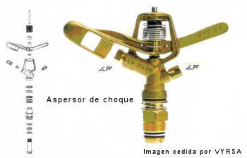 Aspersor de choque